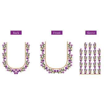 Nature Inspired Embroidery Blouse