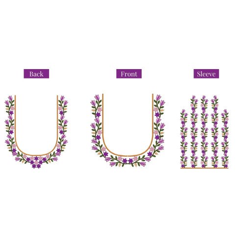 Nature Inspired Embroidery Blouse