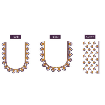 Embroidery Designs For Blouse Back Neck