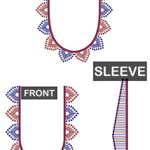 Blouse Embroidery Design 22424