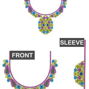 Only DST amazing Blouse Embroidery Design 22526