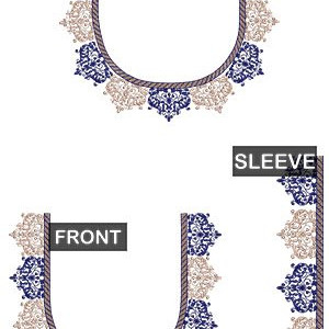 Only DST Wedding Inspired Blouse Embroidery Design 26325