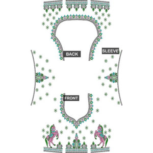 Traditional Saree & Choli Embroidery Combo Pack 22833