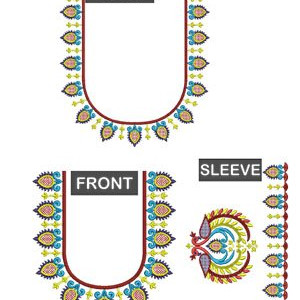 Only DST Trendy Blouse Embroidery Design 22855