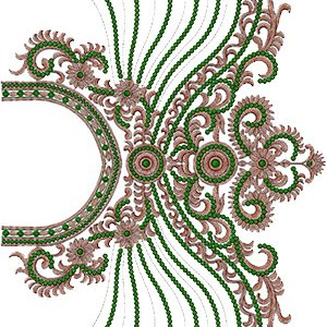 Designer Fashion Kurti Choli Embroidery Design