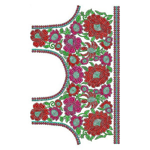 Boho Gypsy Sequin Fully Embroidery Design