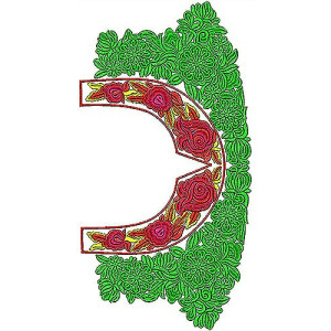 Boho Chic Boho lace Dress Embroidery Design