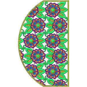 Velvet Blouse Sari Embroidery Design