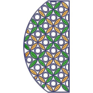 Cording Paisley Figure Blouse Design