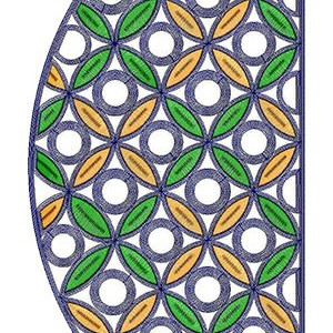 Cording Paisley Figure Blouse Design