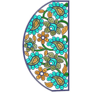 Flower Embroidery Designs For Blouse 5951