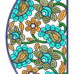 Flower Embroidery Designs For Blouse 5951