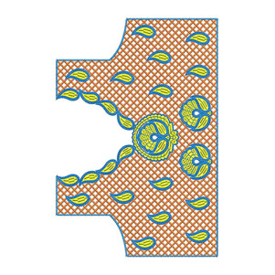 South Indian Blouse Embroidery Design 6303