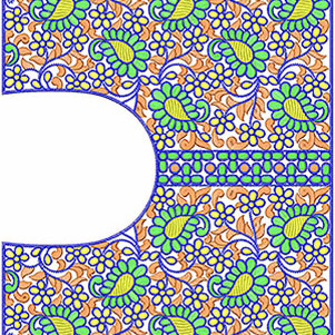 Saree Blouse Embroidery Design