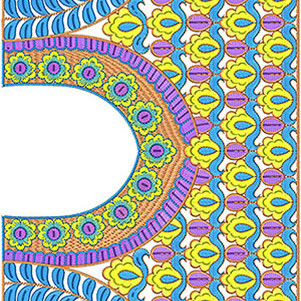 Latest Saree Blouse Embroidery Design