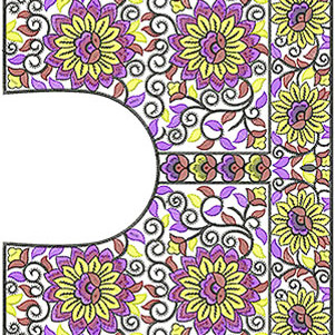 Indian Sari Blouse Embroidery Design