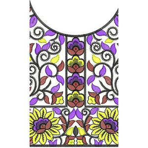 Indian Sari Blouse Embroidery Design