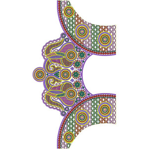 Bohemian Clothing Dress Embroidery Design