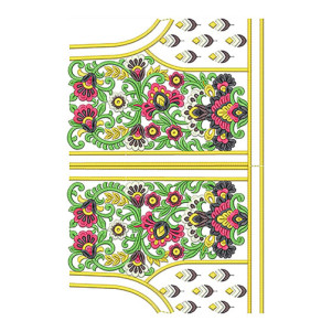 Beautiful Floral Blouse Embroidery Design