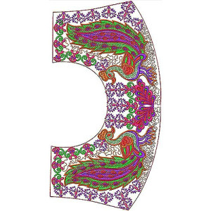 2014 Arabic Dubai Abaya Kaftan Style Embroidery Design