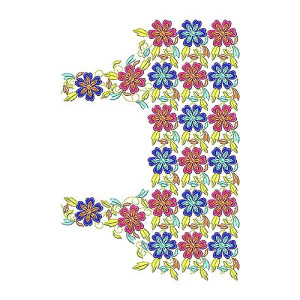 Boho Hippie Designer Costume Blouse Embroidery Design