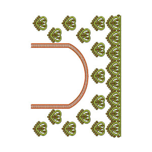 8096 Blouse With Back Design