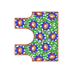 8100 Blouse With Back Design