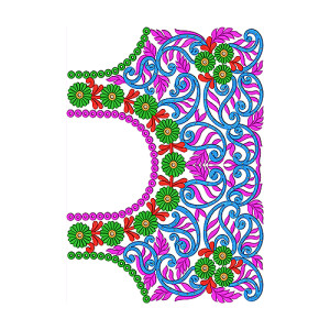 8305 Blouse Embroidery Design