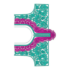 8347 Blouse Embroidery Design