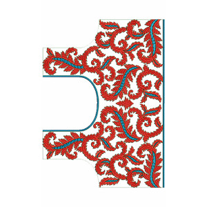 8849 Blouse Embroidery Design