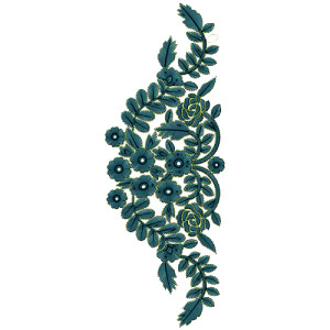 8943 Blouse Embroidery Design