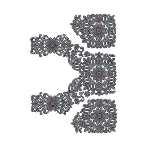 9081 Blouse Embroidery Design