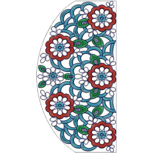 9085 Blouse Embroidery Design