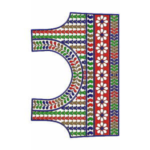 9087 Blouse Embroidery Design