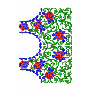 9311 Blouse Embroidery Design
