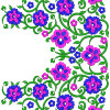 9312 Blouse Embroidery Design