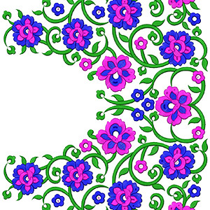 9312 Blouse Embroidery Design