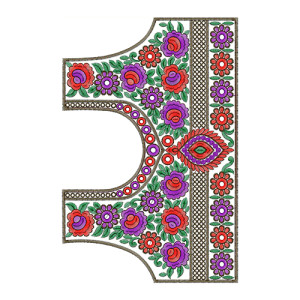 9313 Blouse Embroidery Design