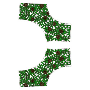 9315 Blouse Embroidery Design