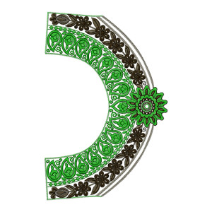 9454 Blouse Embroidery Design