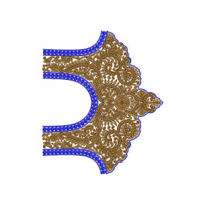 9455 Blouse Embroidery Design