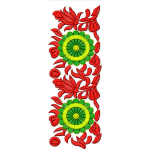 9458 Blouse Embroidery Design