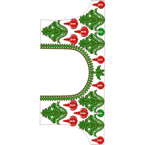 9459 Blouse Embroidery Design