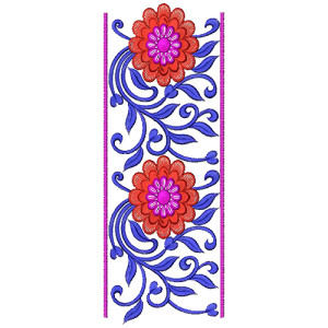 9570 Blouse Embroidery Design