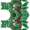 9658 Blouse Embroidery Design