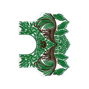 9658 Blouse Embroidery Design