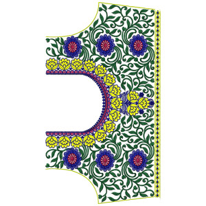 9760 Blouse Embroidery Design