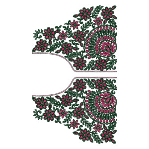 9762 Blouse Embroidery Design