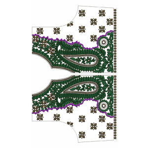 9768 Blouse Embroidery Design