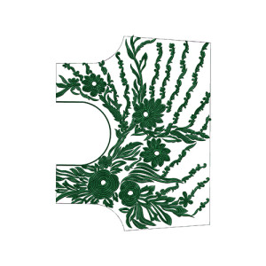 9848 Blouse Embroidery Design